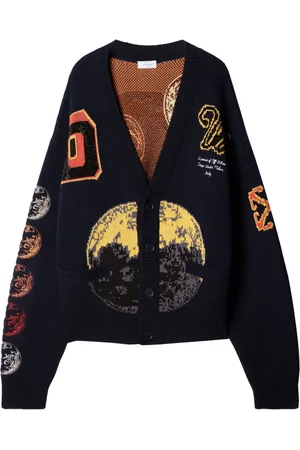 OFF-WHITE Moon Phase cardigan i jacquard