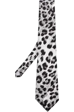 Fursac Leopardmønstret slips med logo