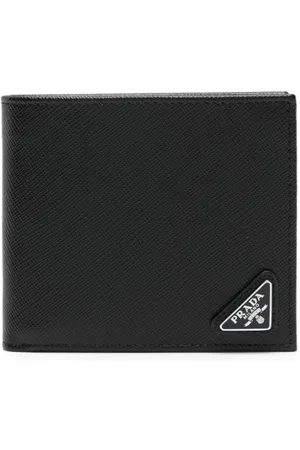 Prada Pung i saffiano-læder med logo