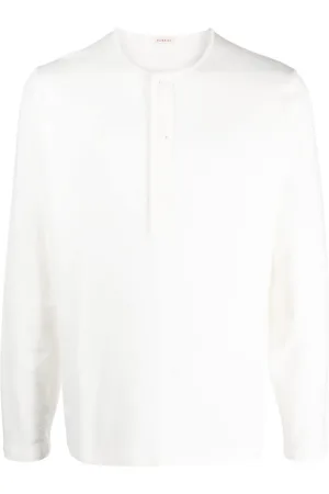 Fursac Langærmet T-shirt med knapper