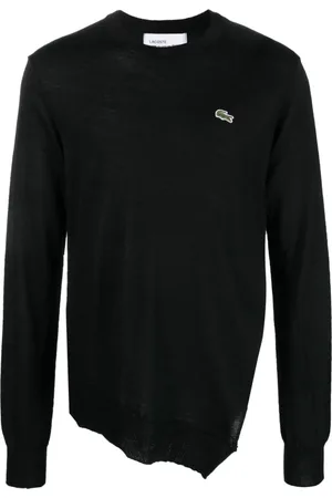Comme des Garçons X Lacoste trøje med broderet logo