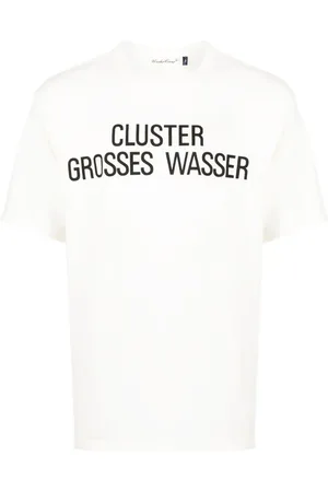 UNDERCOVER T-shirt med slogantryk