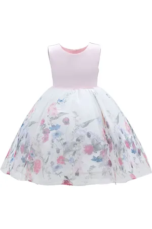 Tulleen Mabel kjole med blomstertryk