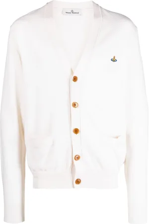 Vivienne Westwood Cardigan med Orb-broderi