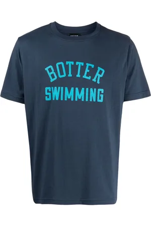 Botter T-shirt med flock-tekstur og logo