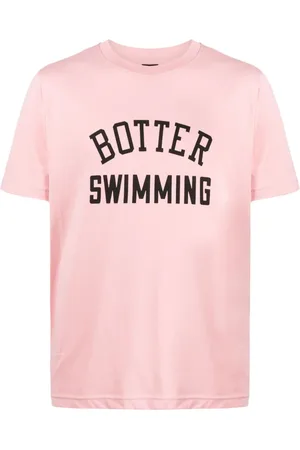 Botter T-shirt med flock-tekstur og logo