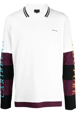Botter T-shirt med broderet logo og lageffekt