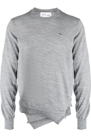 Comme des Garçons X Lacoste uldtrøje med logomærke
