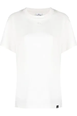 Courrèges T-shirt med logomærke