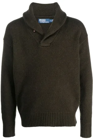Ralph Lauren Pullover-trøje med sjalskrave