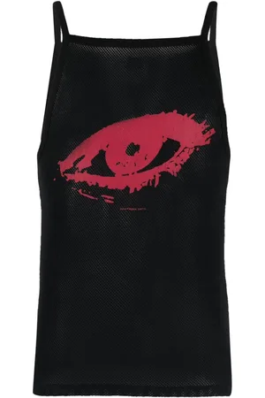Courrèges Tanktop med logotryk