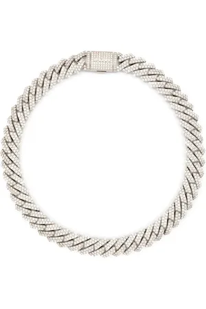 DARKAI Udsmykket Cuban choker-halskæde