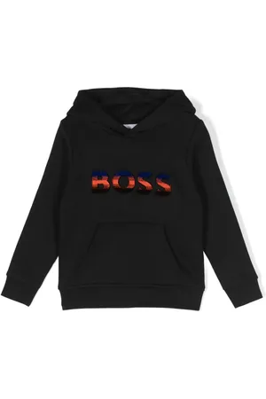 HUGO BOSS Hættetrøje med præget logo