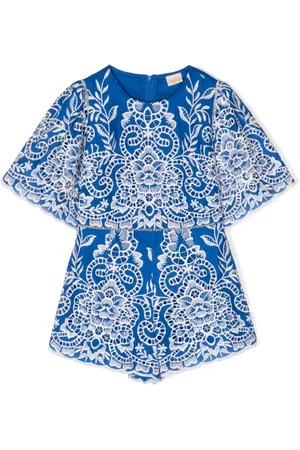 Marlo Marissa playsuit med blondebroderi