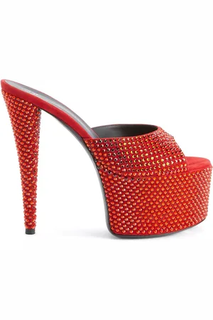 Giuseppe Zanotti Aida 150mm sandaler med krystaludsmykning