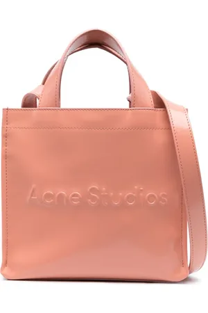 Acne Studios Mini shopper-tote med præget logo