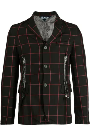 Comme des Garçons Ternet blazer med hakrevers