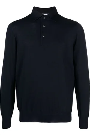 LARDINI Finstrikket polo