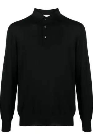 LARDINI Finstrikket polo