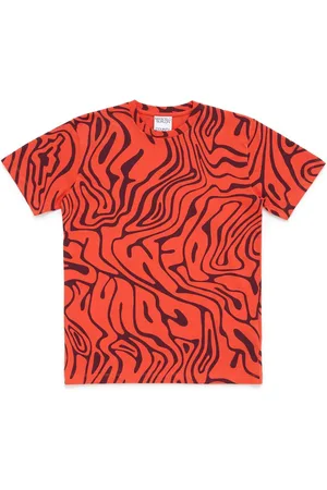MARCELO BURLON AOP Fluid T-shirt med grafisk tryk