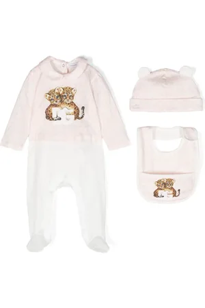 Dolce & Gabbana Babydragt i jacquard med logo-motiv