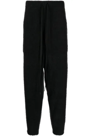 MASTERMIND Joggingbukser i fleece-tekstur med logotryk