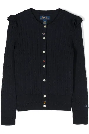Ralph Lauren Cardigan med blomsterbroderi