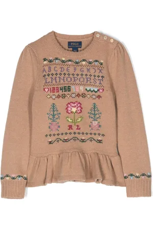 Ralph Lauren Trøje med broderet design