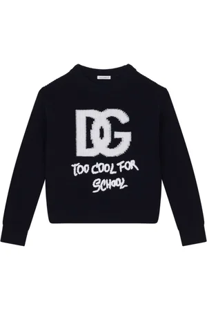 Dolce & Gabbana Uldtrøje med logo-jacquard