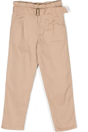 Ralph Lauren Bukser med lige ben og paperbag-talje