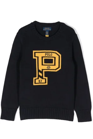 Ralph Lauren Intarsiastrikket trøje