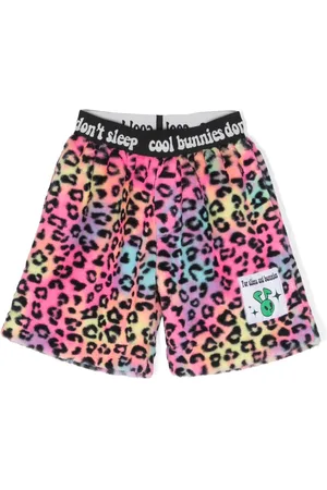 Natasha Zinko Shorts med leopardtryk