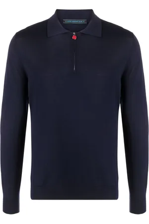 Kiton Polo med kort lynlås