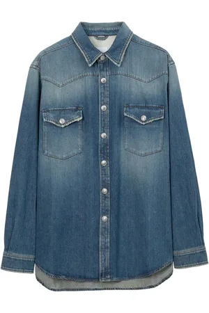 Burberry Langærmet denimskjorte
