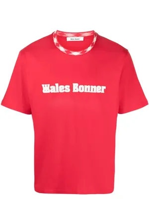 WALES BONNER Original T-shirt med logo-applikation