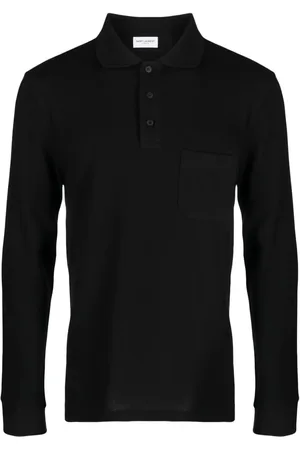 Saint Laurent Polo med broderet logo