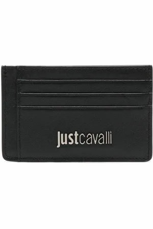Roberto Cavalli Kortholder i læder med logobogstav