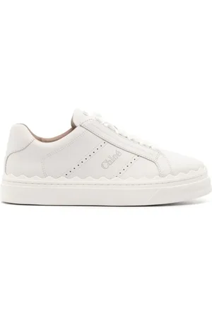 Chloé Lauren lædersneakers med snøre