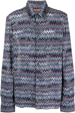 Missoni Langærmet skjorte med zigzag-mønster