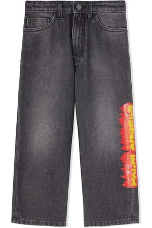 Palm Angels Jeans med lige ben og logotryk