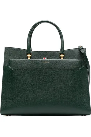 Thom Browne Stor Duet tote med nopret tekstur