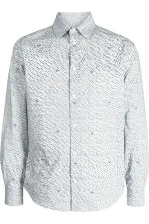 Maison Kitsuné Skjorte med grafisk tryk
