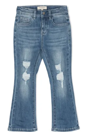 Twin-Set Jeans med svaj og ribbet detalje