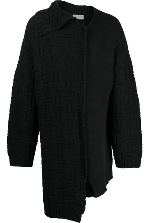 YOHJI YAMAMOTO Asymmetrisk uldtrøje