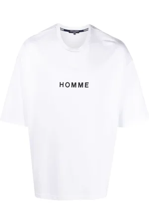 Comme des Garçons T-shirt med slogantryk