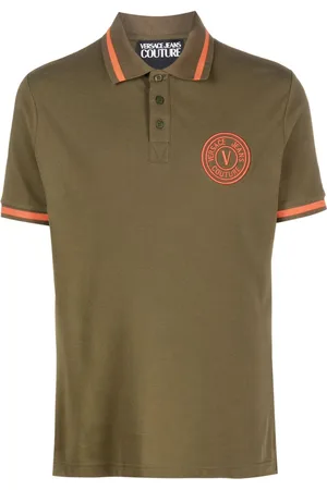VERSACE Polo med broderet logo