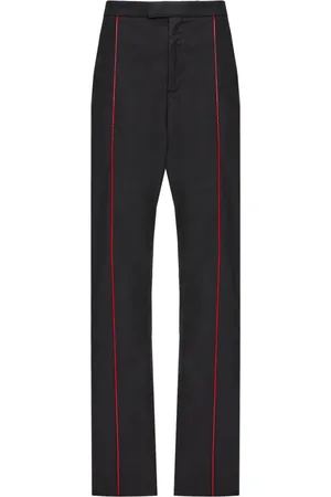 Salvatore Ferragamo Joggingbukser med smalle ben og kontrastdetalje