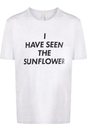 Sunflower T-shirt med slogantryk