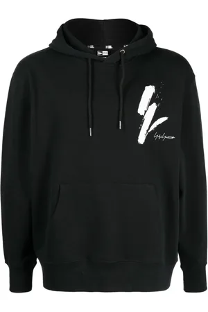 YOHJI YAMAMOTO X New Era hættetrøje med logotryk