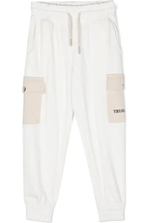 Trussardi Joggingbukser med broderet logo